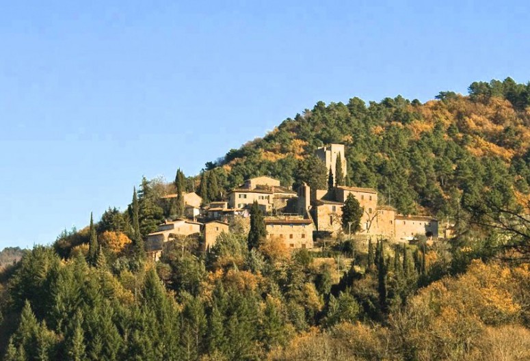 Gaiole in Chianti, a wine village in Chianti, Tuscany